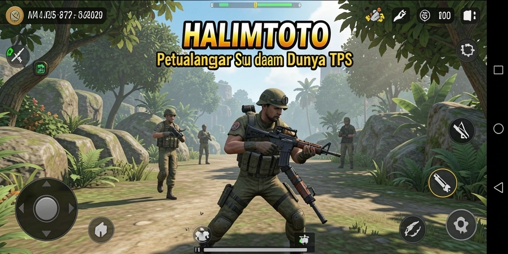 Gameplay HALIMTOTO yang seru dan menegangkan dalam TPS.