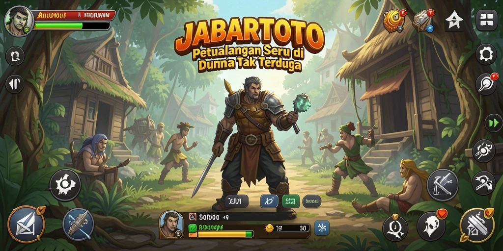 Tampilan gameplay <strong>JABARTOTO</strong> selama petualangan yang mendebarkan.