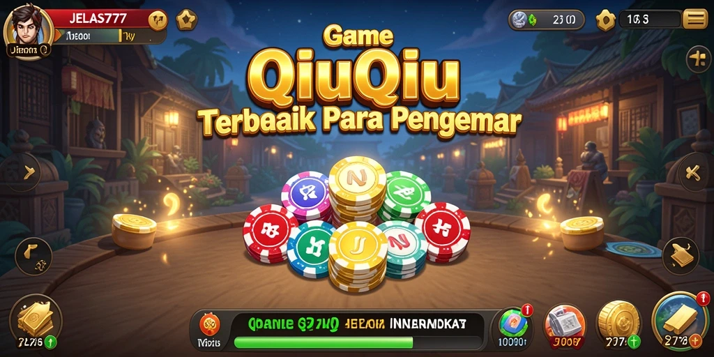 Tampilan screenshot utama JELAS777 menunjukkan keseruan gameplay QiuQiu.