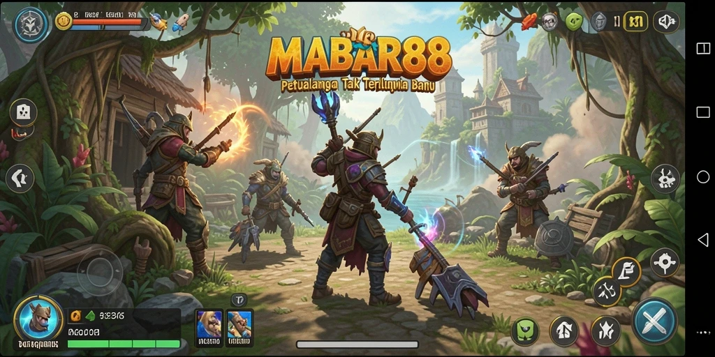 Screenshot gameplay MABAR88 dengan petualangan seru.