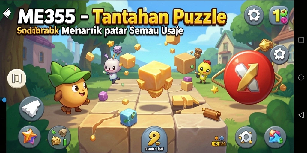Tampilan gameplay ME355 yang menantang dan menarik.