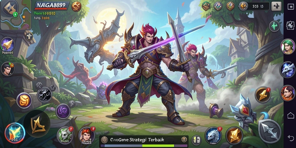 Tampilan gameplay menarik dan penuh strategi di NAGA889.