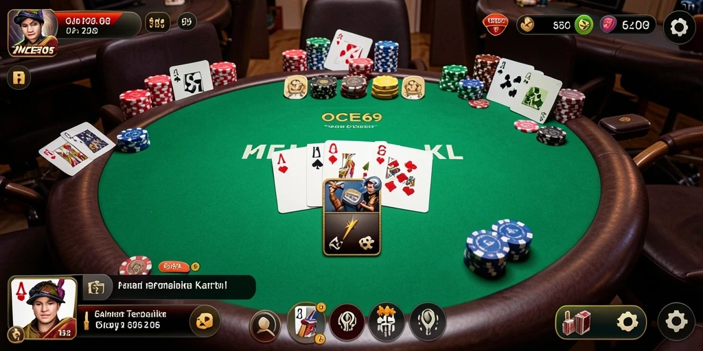 Tampilan gameplay OCE69 yang mendebarkan dan interaktif.