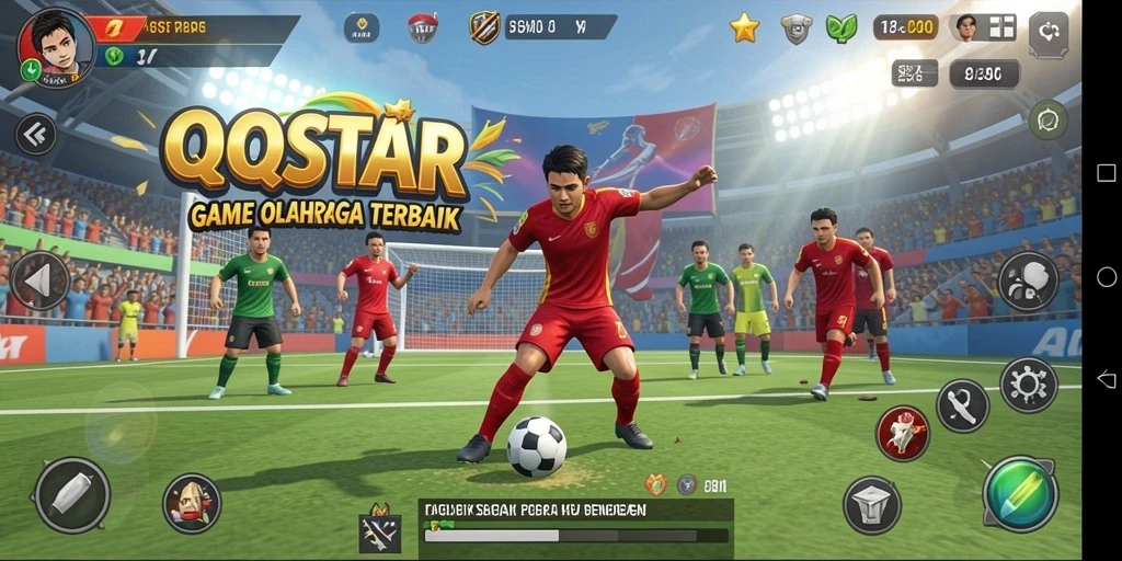 Gameplay seru QQSTAR dengan berbagai cabang olahraga.