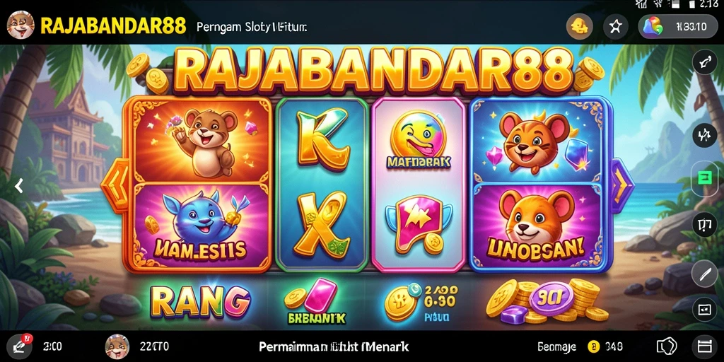 Tampilan gameplay Slot yang menarik dan penuh warna.