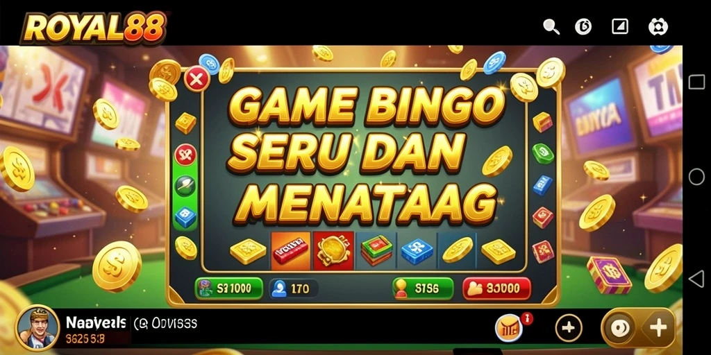 Tampilan gameplay Bingo yang seru dan interaktif.