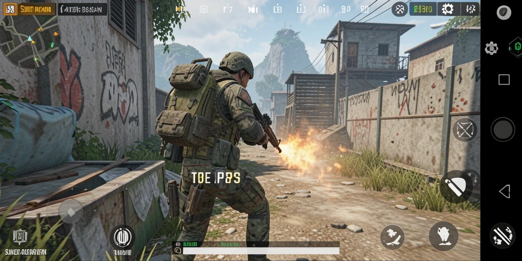 Screenshot menampilkan aksi seru dalam gameplay TPS SIP33.